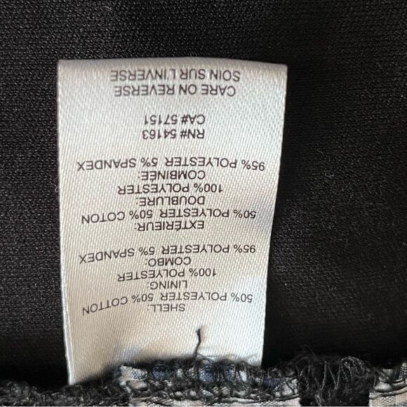 Karl Lagerfeld Paris Sleeveless Shift Dress Black White Abstract Size 4 - Picture 8 of 16